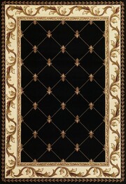 KAS Corinthian  5321 Black Fleur-De-Lis